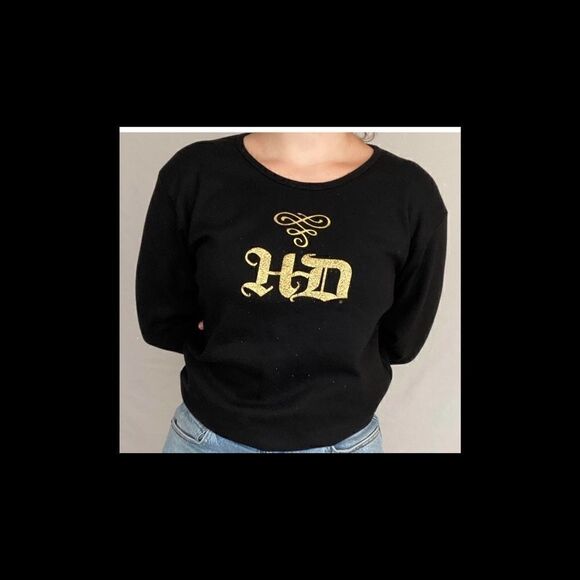 Vintage Harley Davidson sweatshirt says XL but fits more like a large - Picture 1 of 6